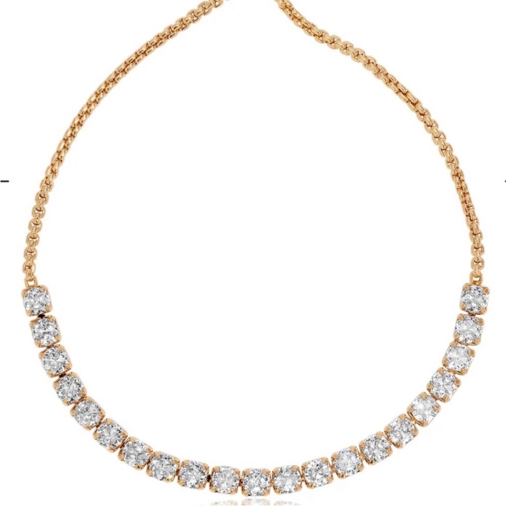 Ettika 18k Gold Plated Adjustable Crystal Bracelet - Picture 2 of 4